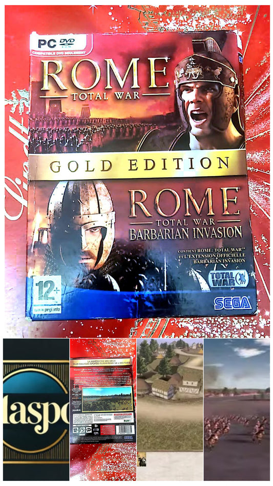Jeu vidéo PC : pc rome total war gold edition rome total war barbbarian invasion