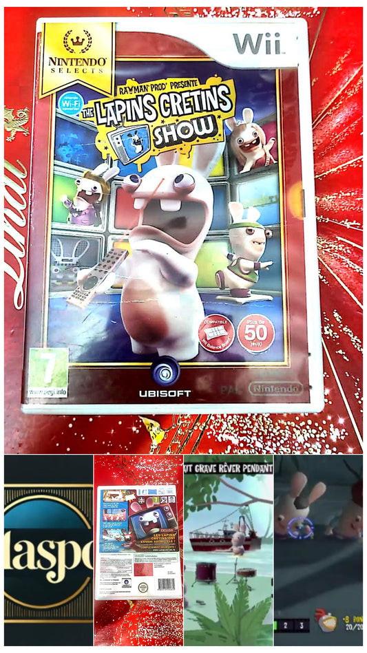 Jeu vidéo Wii : the lapins cretins show