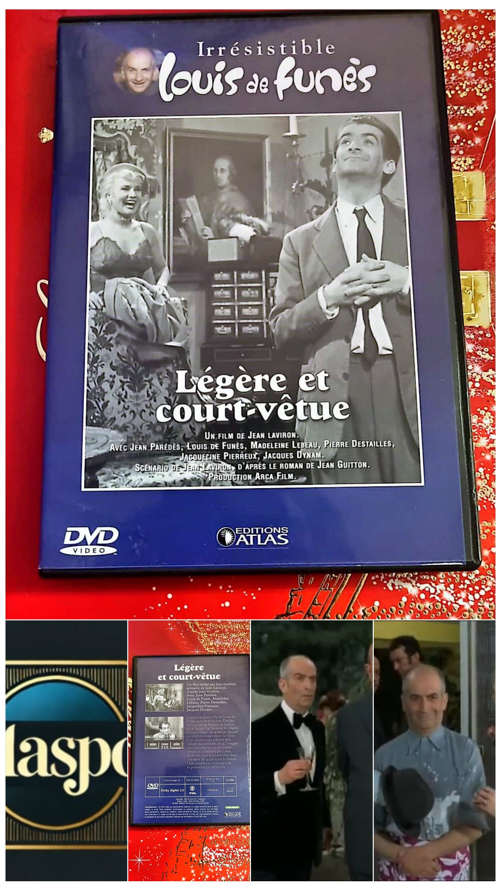 DVD irresistible Louis de funès légère et court - vêtue