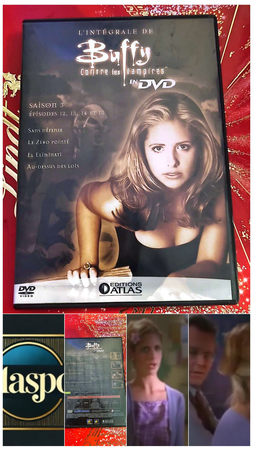 DVD l'intégrale Buffy contre les vampires saison 3 Épisodes 12,13,14 et 15