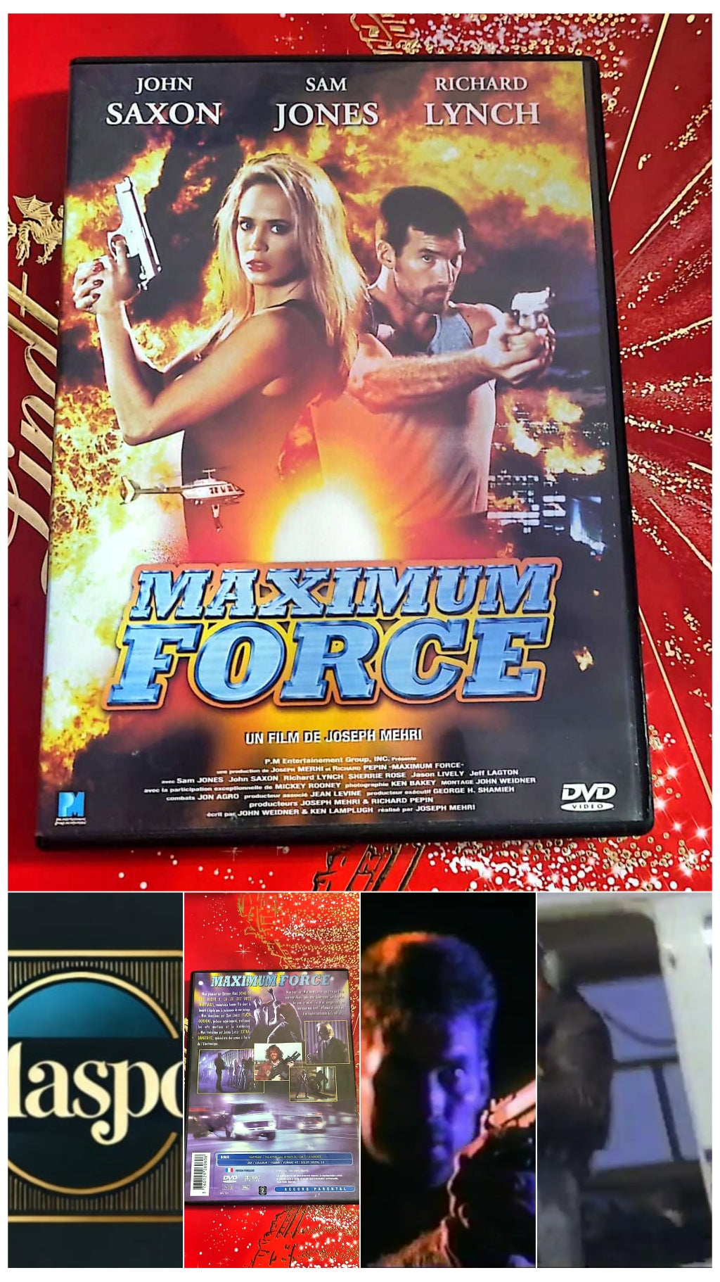 DVD John Saxon Sam Jones Richard Lynch Maximum Force