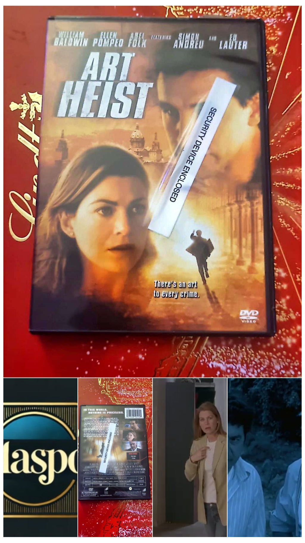 DVD William Baldwin Ellen Pompeo Art Heist