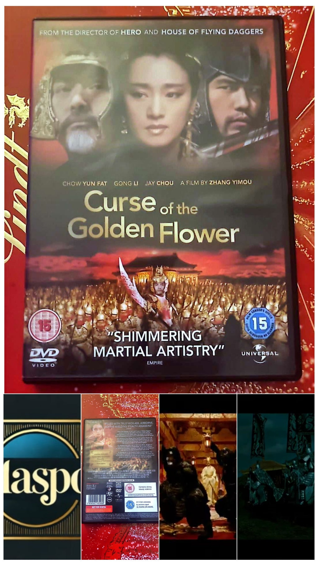 DVD curse of the golden flower shimmering martial artistry