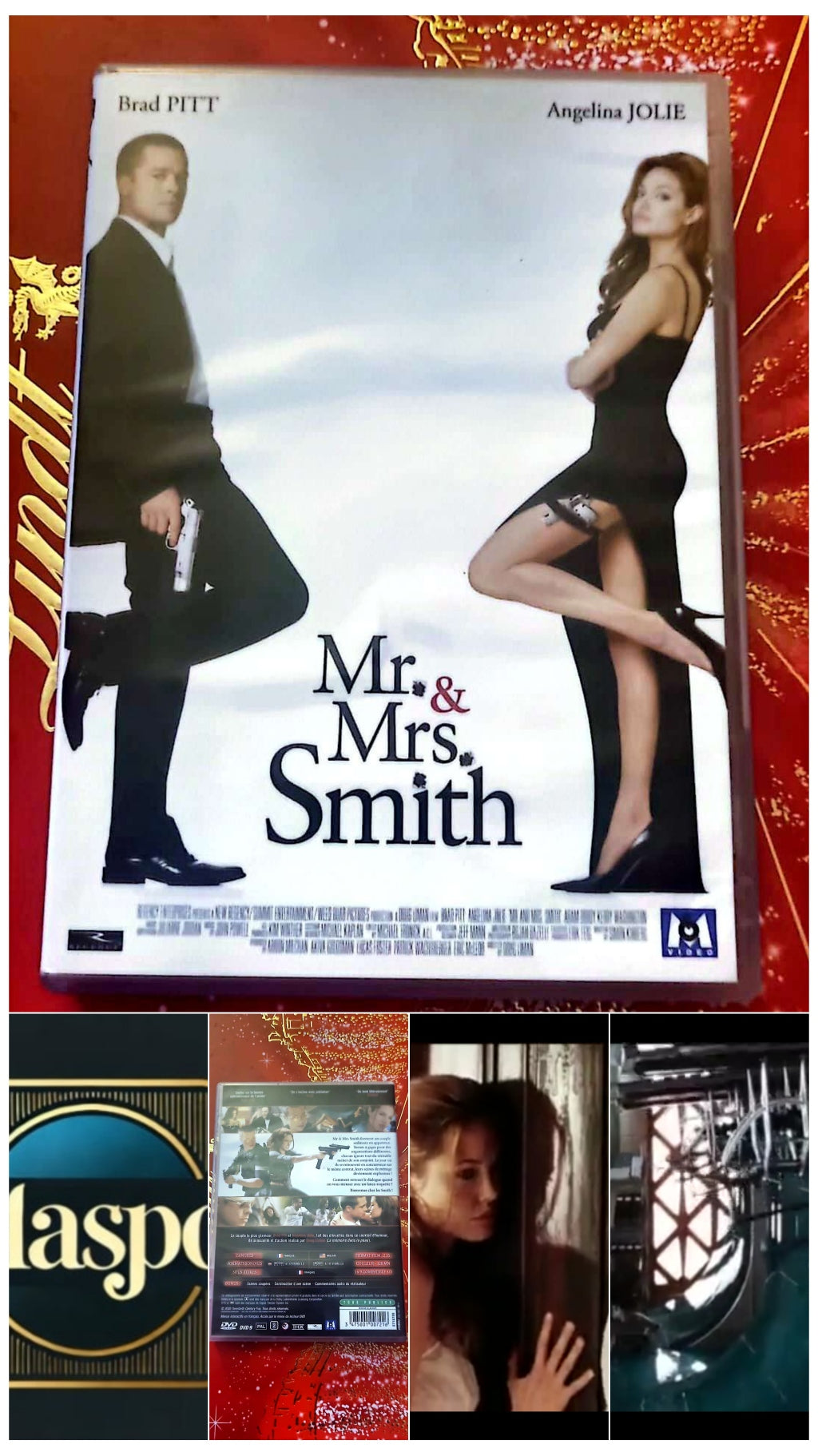 DVD Brad pitt Angelina Jolie Mr & Mrs Smith