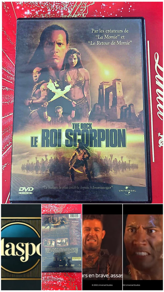 DVD : the rock le roi scorpion en