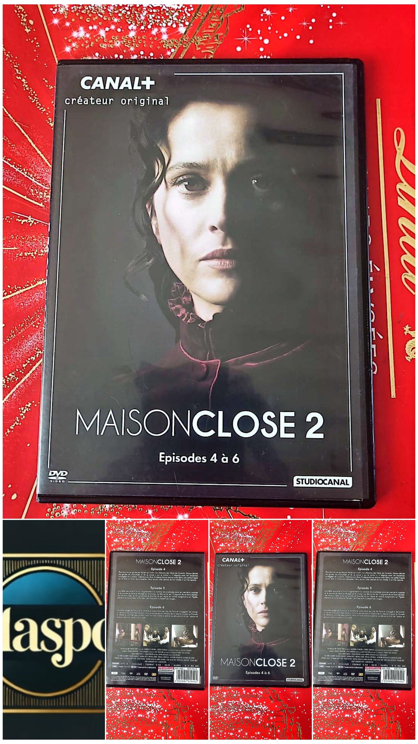 Maison close s 2 épisode 4-6 DVD vendu en bon état