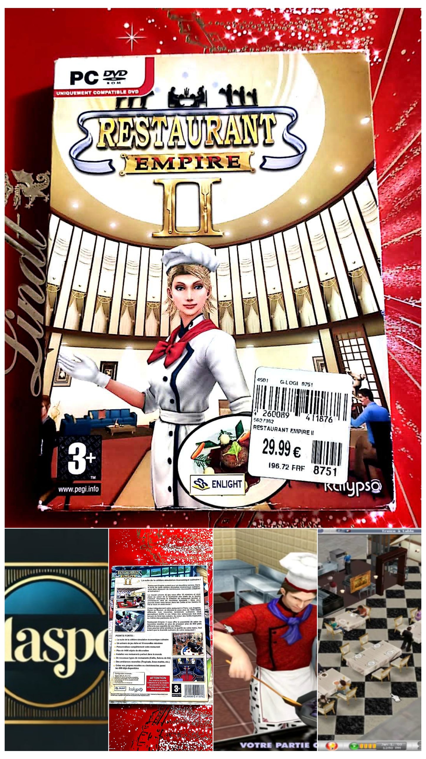 jeu pc restaurant empire II