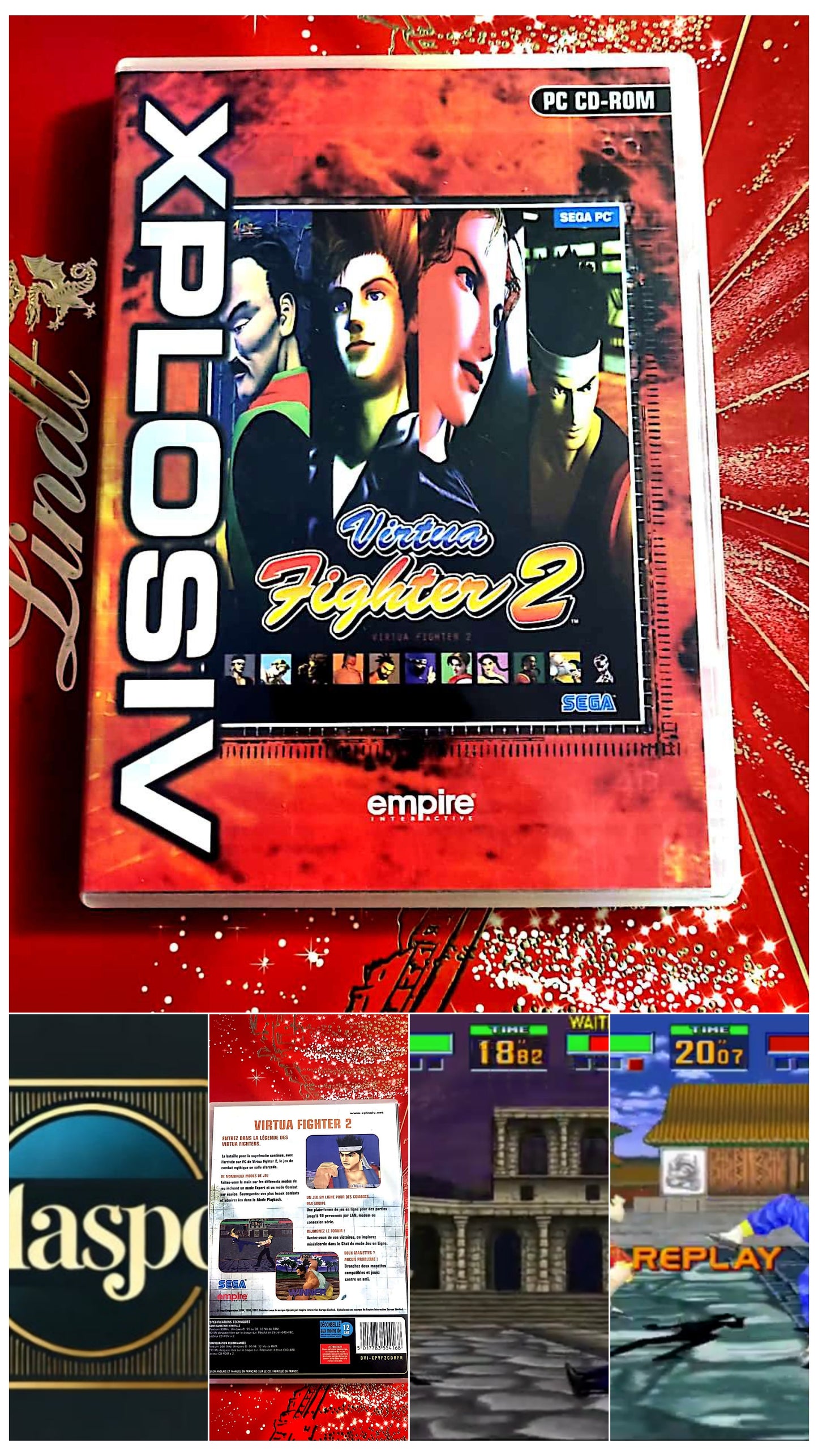 jeu pc xplosiv virtua fighter 2 vendu en bon etat par blaspo