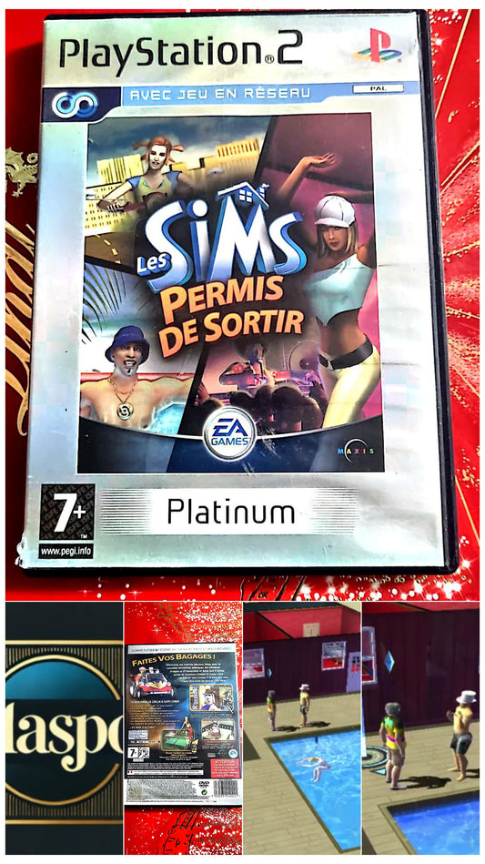 jeu ps2 les sims permis de sortir vendu en bon etat par blaspo