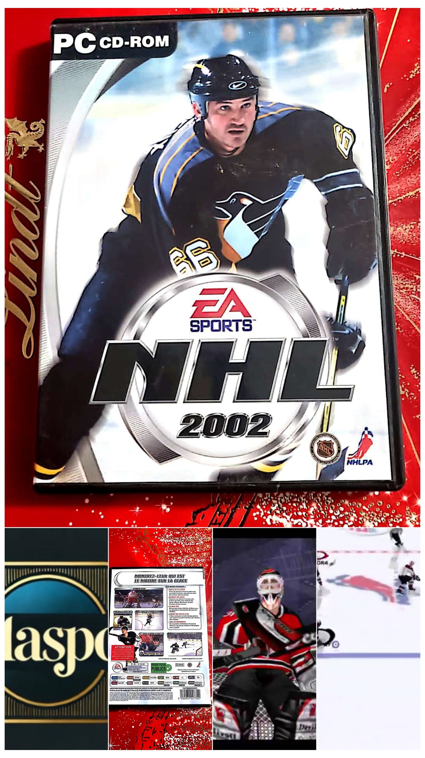jeu pc ea sports nhl 2002 vendu en bon etat par blaspo