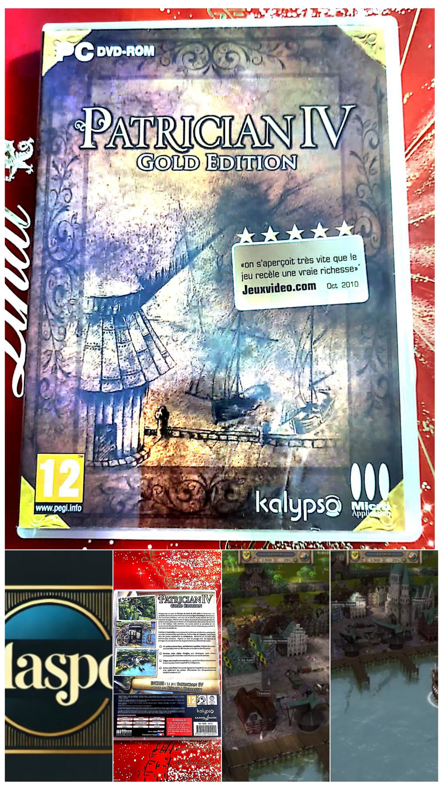 jeu pc patrician IV gold edition vendu en bon etat par blaspo