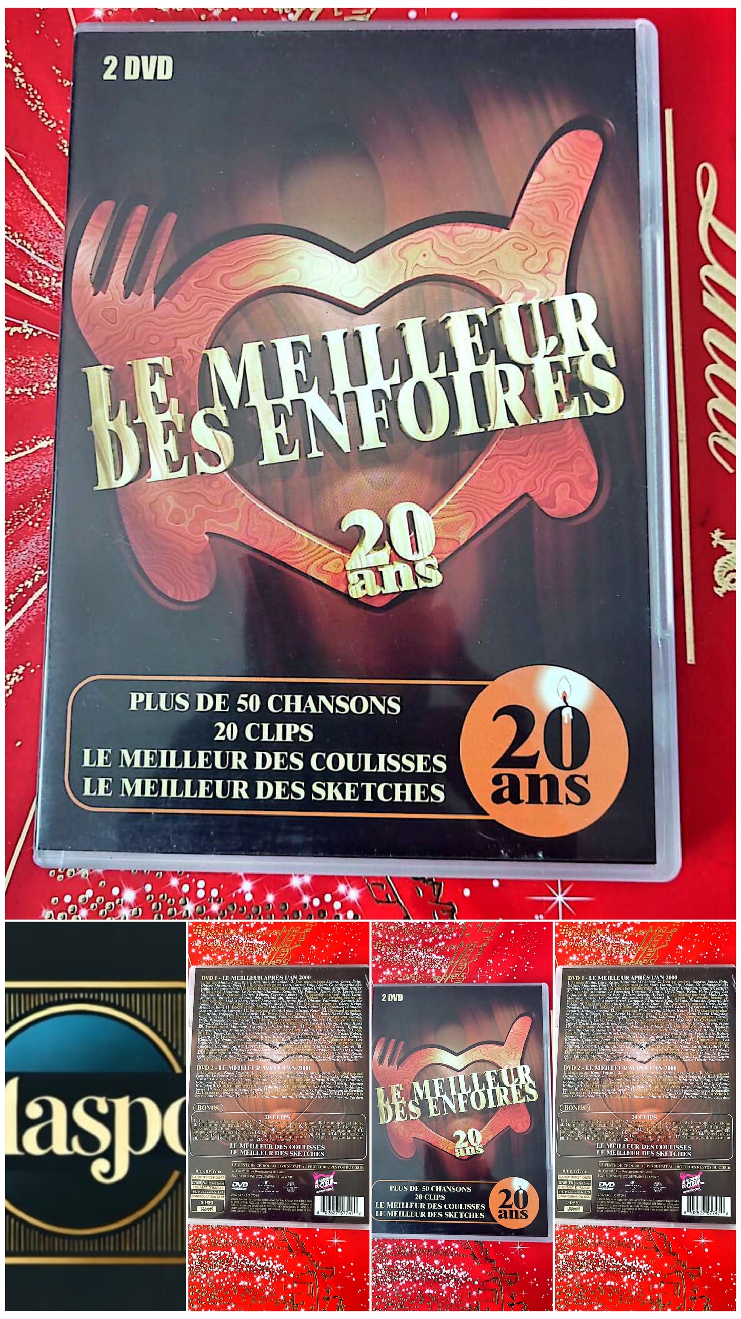 Le meilleur des enfoirés 20 ans DVD vendu en bon état Par blaspo