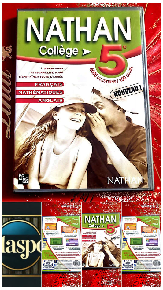 Jeu vidéo PC : nathan college 5eme