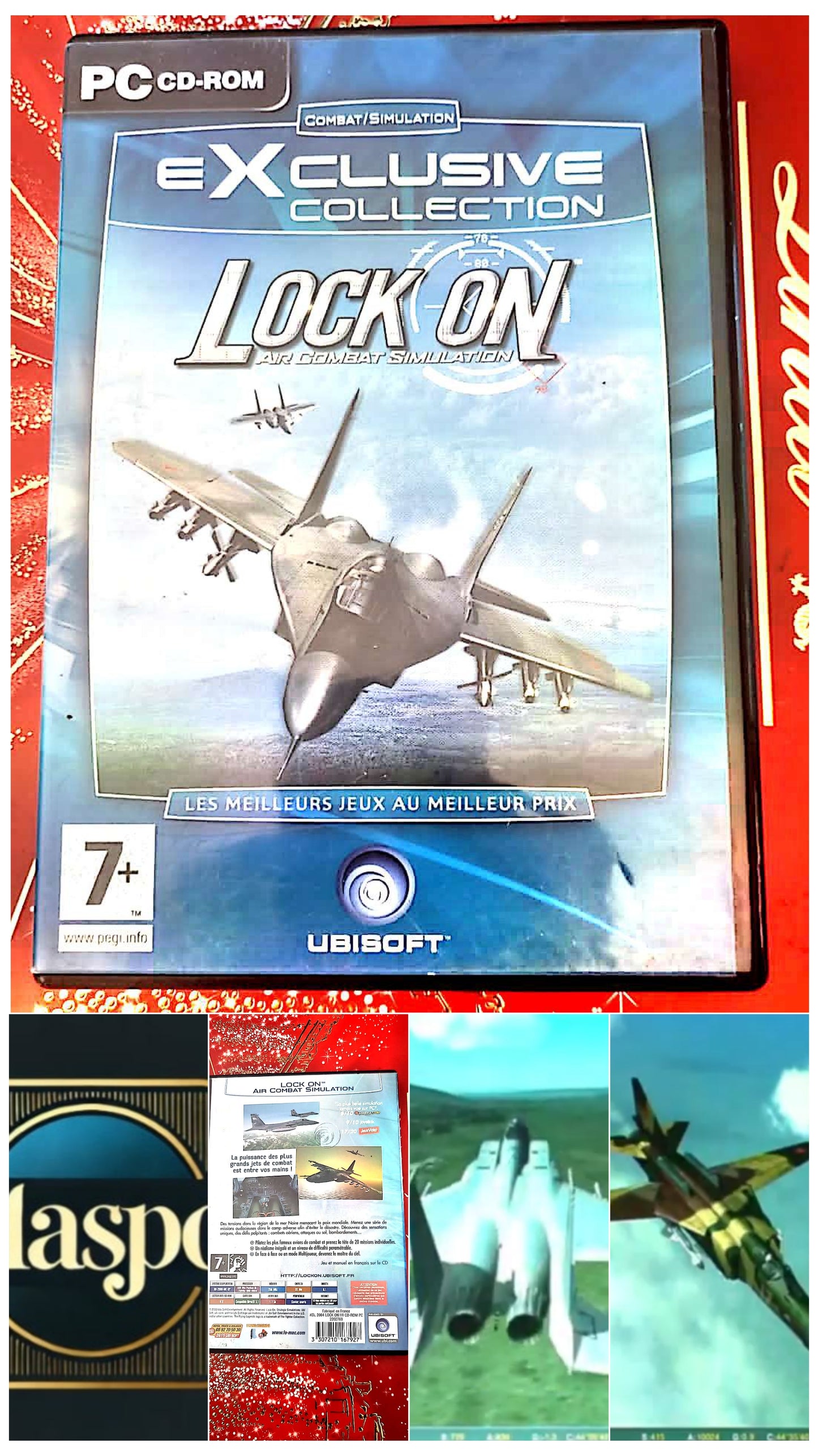 Jeu vidéo PC : exclusive collection lock on air combat simulation