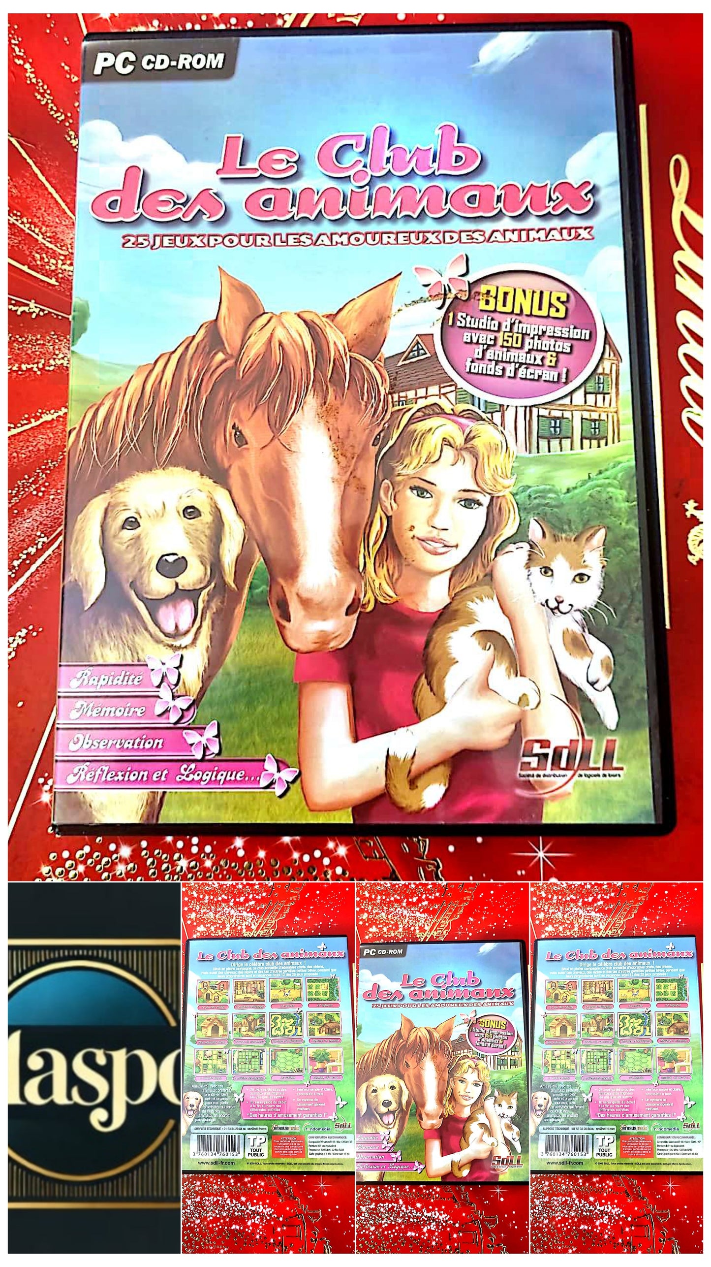 jeu pc le club des animaux vendu en bon etat par blaspo