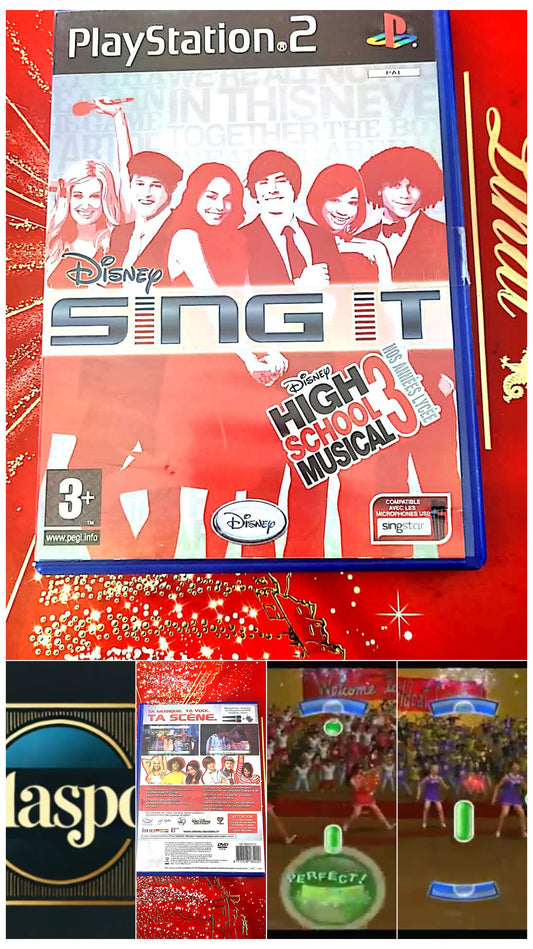 ps2 disney sing it high school musical 3 vendu en bon etat par blaspo
