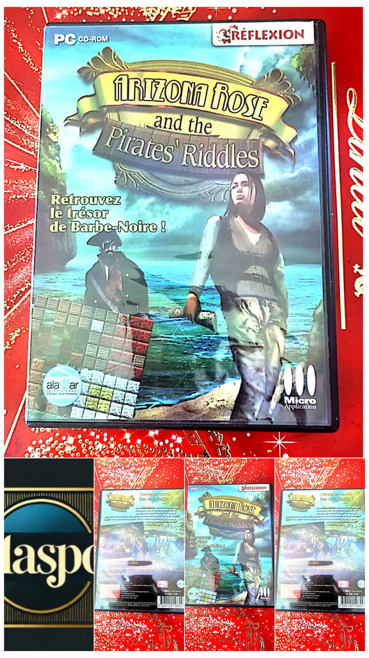 jeu pc Arizona rose and the pirates riddles retrouvez le tresor de barbe noire vendu en bon etat par blaspo