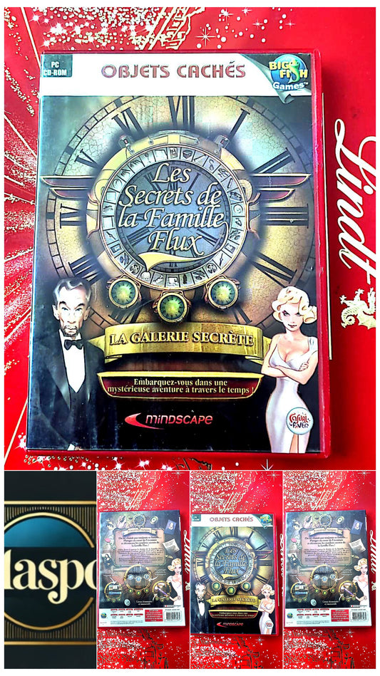 jeu pc objets caches les secrets de la famille flux la galerie secrete vendu en bon etat par blaspo
