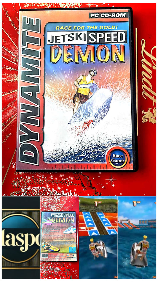 jeu pc dynamite race for the gold jetski speed demon vendu en bon etat par blaspo