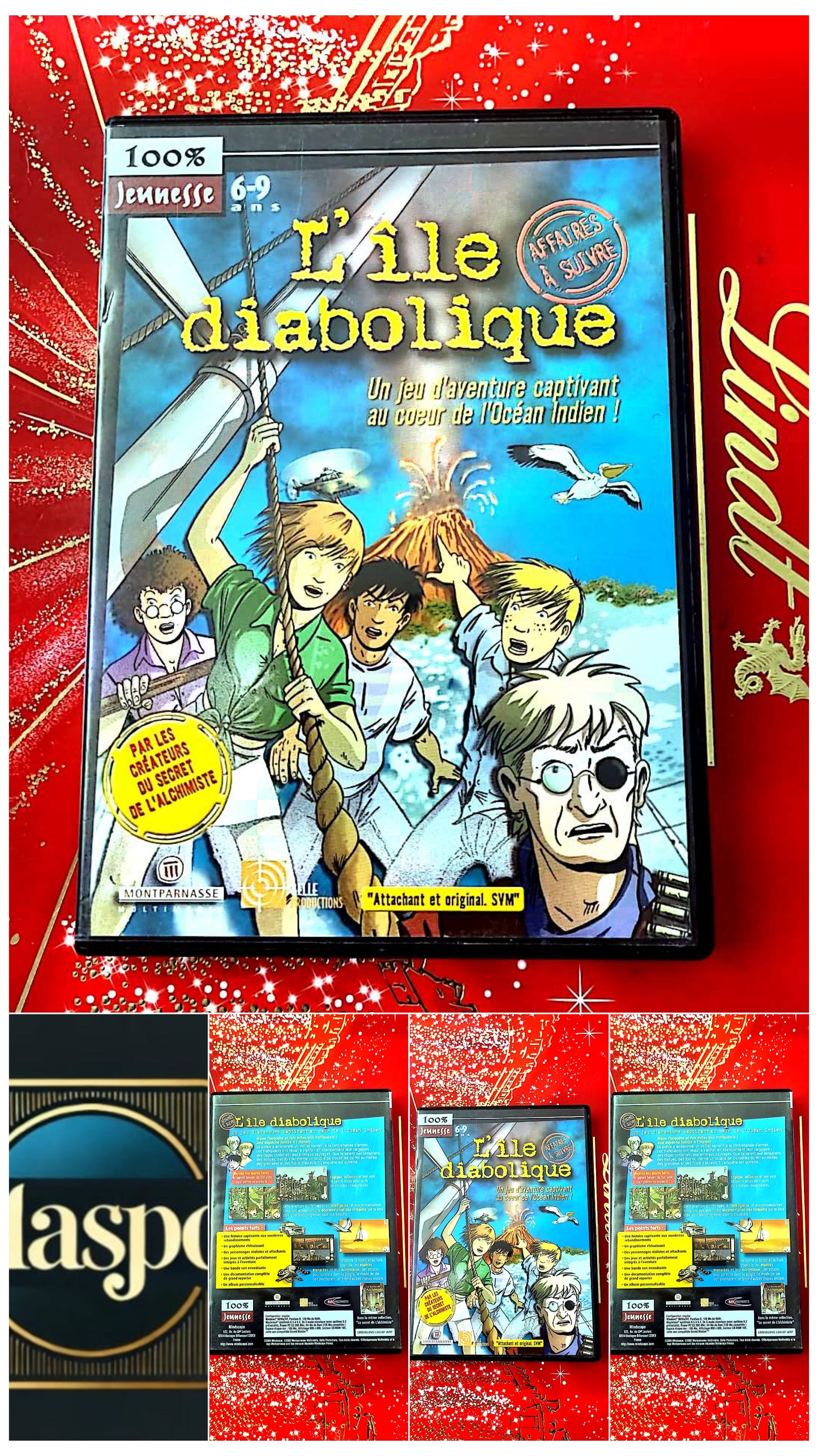 jeu l'ile diabolique vendu en bon etat par blaspo