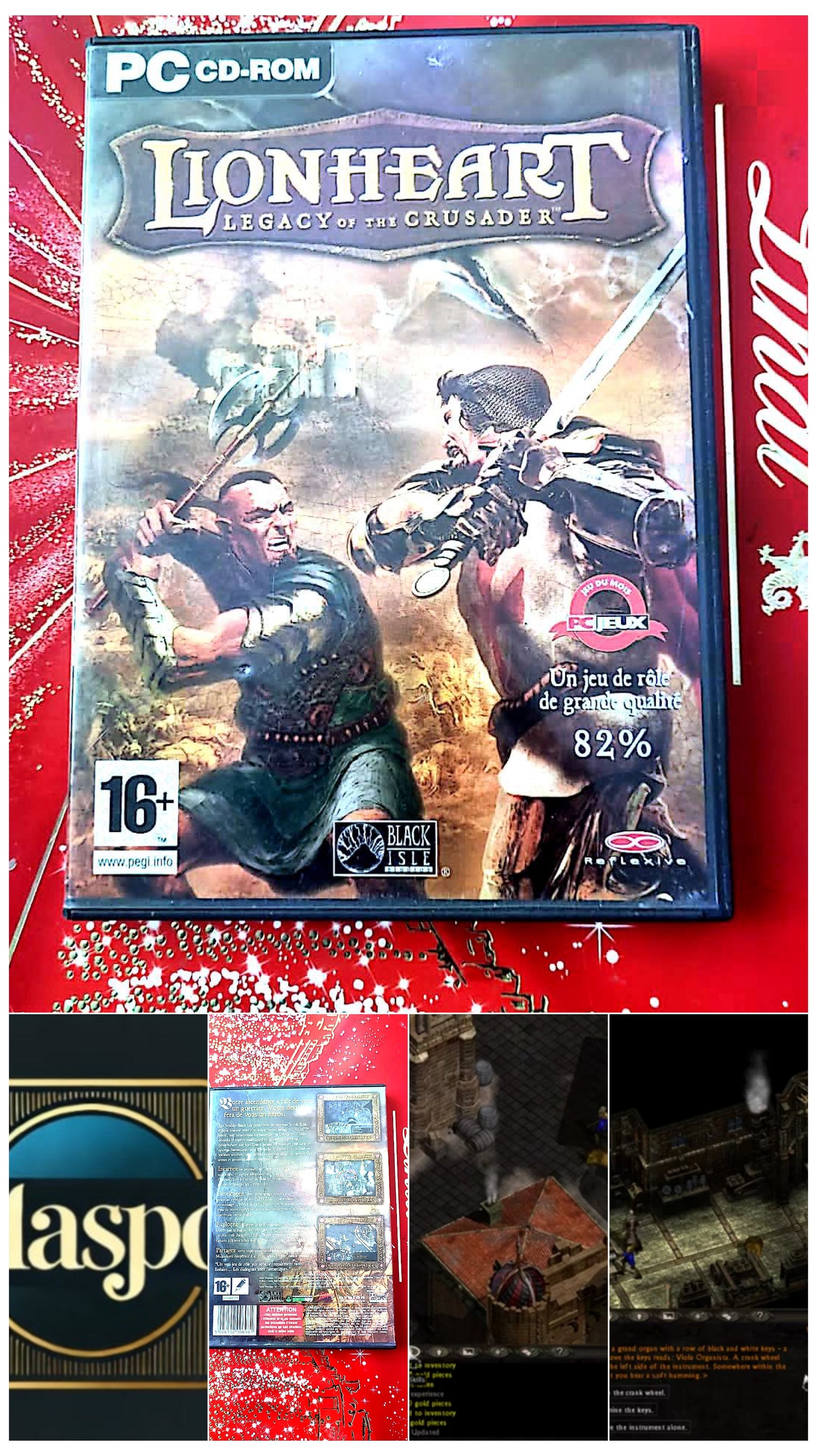 jeu pc lionheart legacy of the crusader vendu en bon etat par blaspo