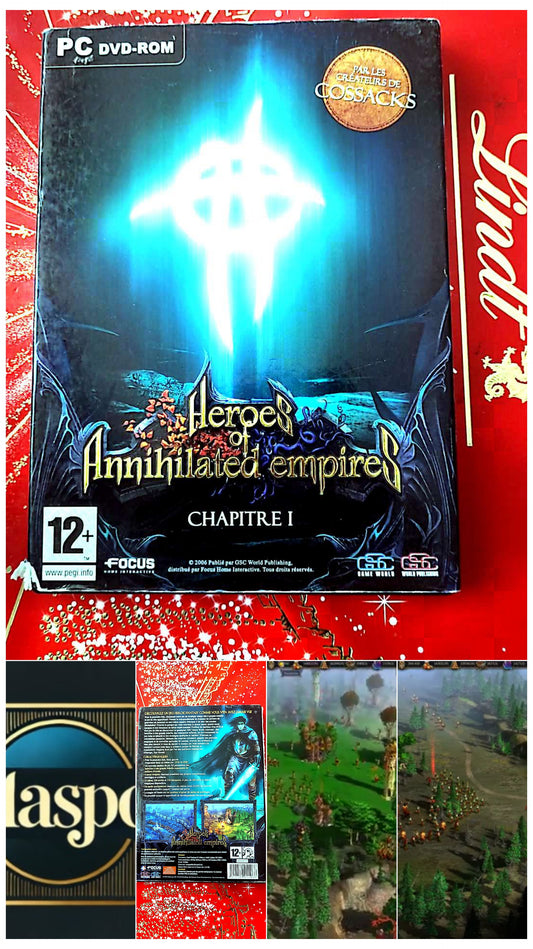 jeu pc heroes annihilated empires vendu en bon etat par blaspo