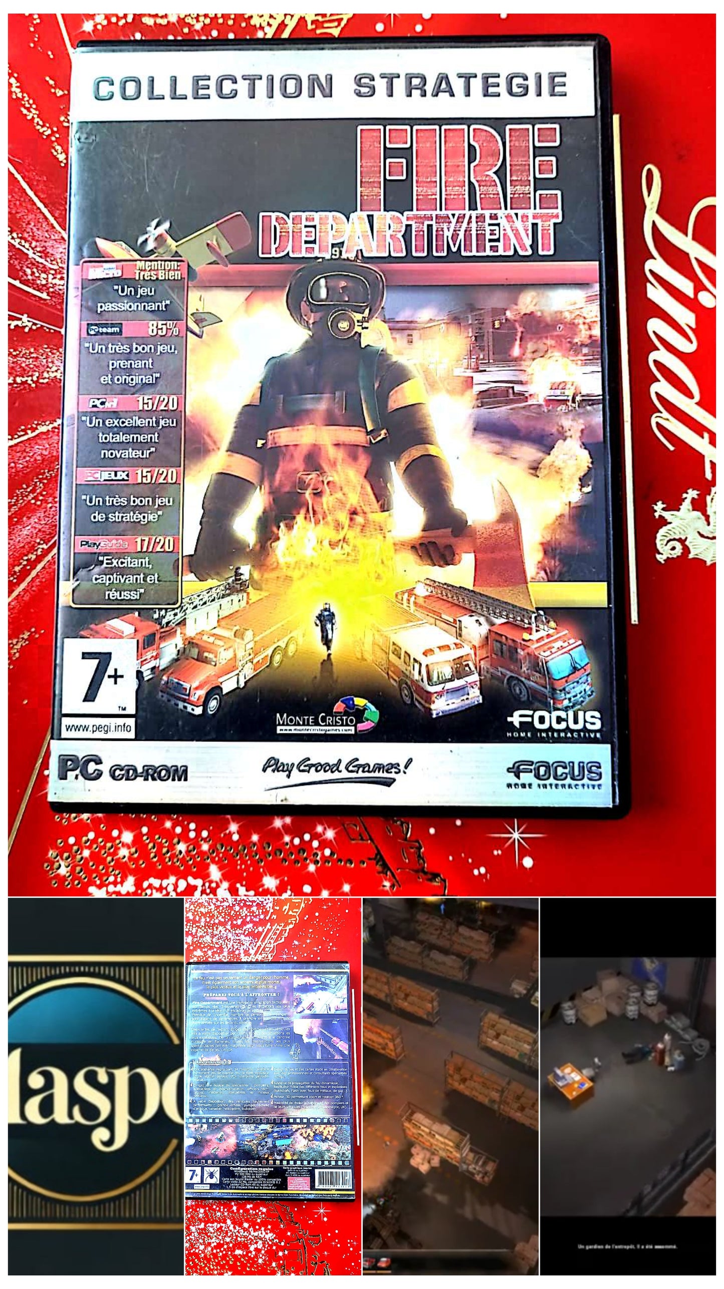 jeu pc fire department vendu en bon etat par blaspo