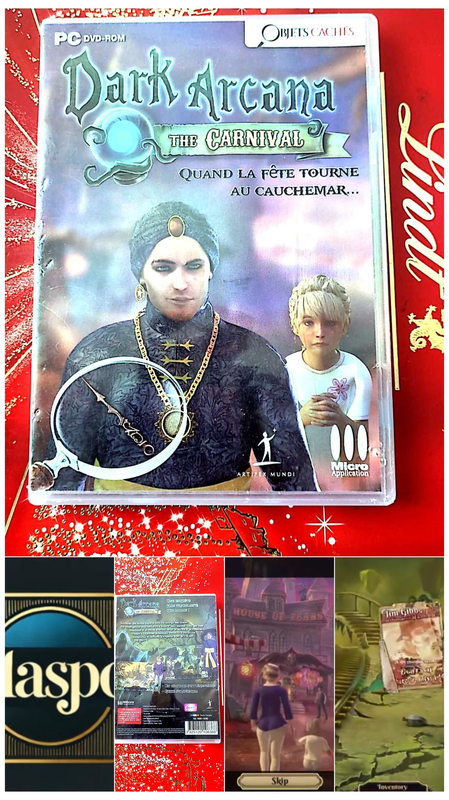 jeu pc objets caches dark arcana the carnival quand la fete tourne au cauchemar vendu en bon etat par blaspo