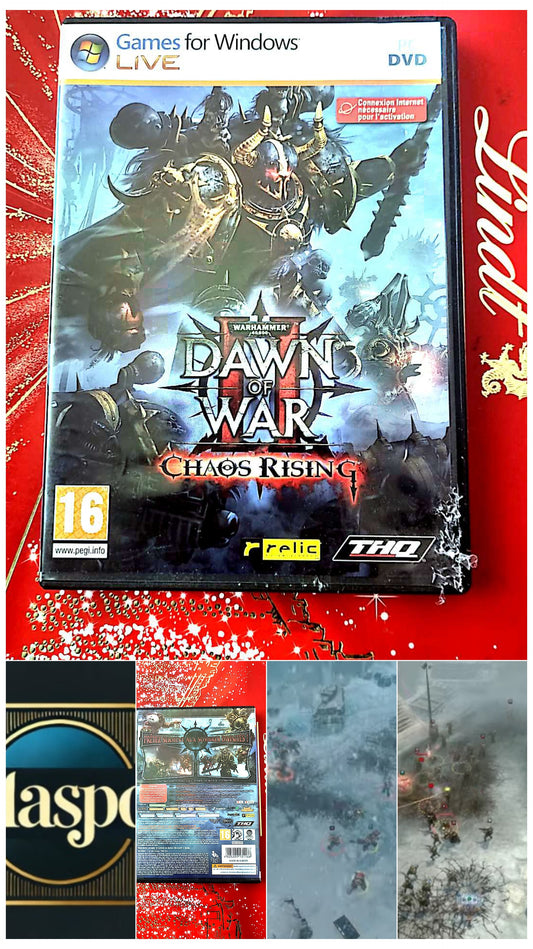 jeu pc dawn of war chaos rising II vendu en bon etat par blaspo