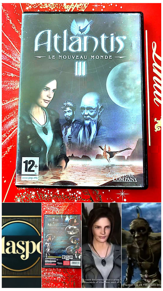 jeu pc atlantis III le nouveau monde vendu en bon etat par blaspo