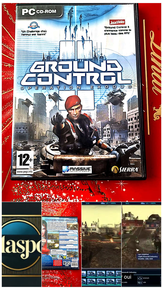jeu pc groung control operation exodus vendu en bon etat par blaspo
