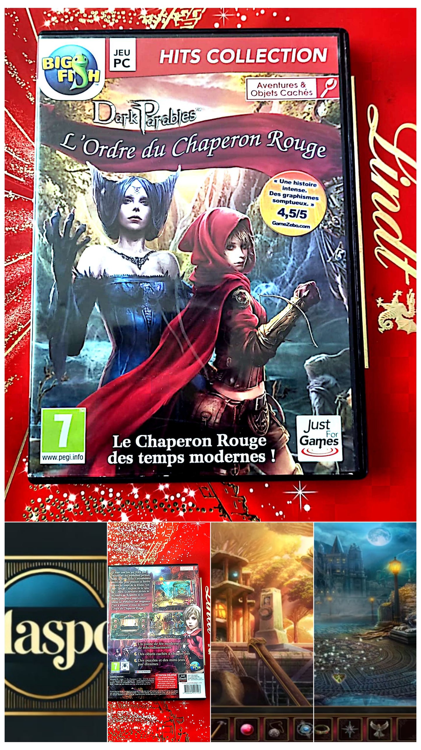 jeu pc dark parables l'ordre du chaperon rouge vendu en bon etat par blaspo