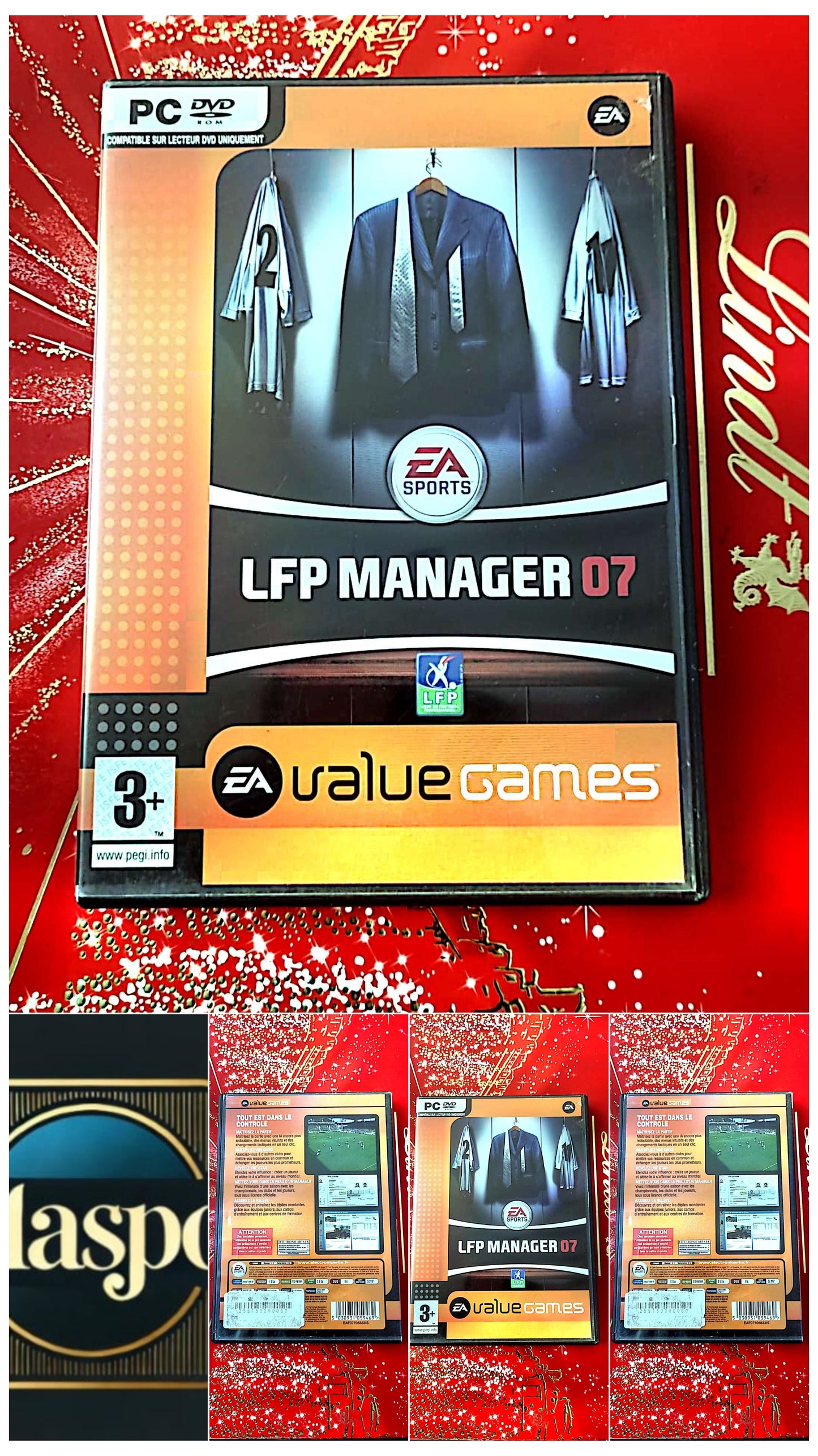 jeu pc ea sports lfp manager 07 vendu en bon etat par blaspo
