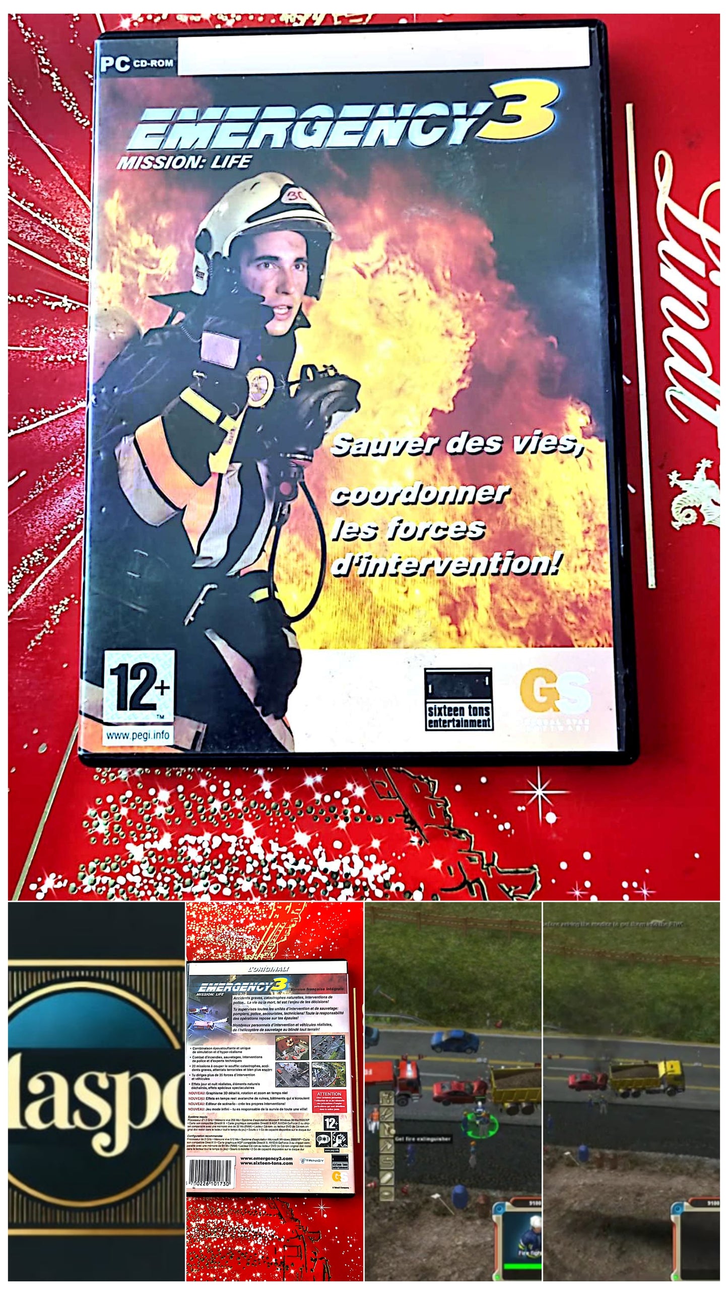 jeu pc emergency 3 mission life vendu en bon etat par blaspo