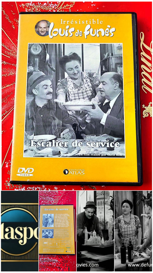 Louis de Funès escalier de service DVD