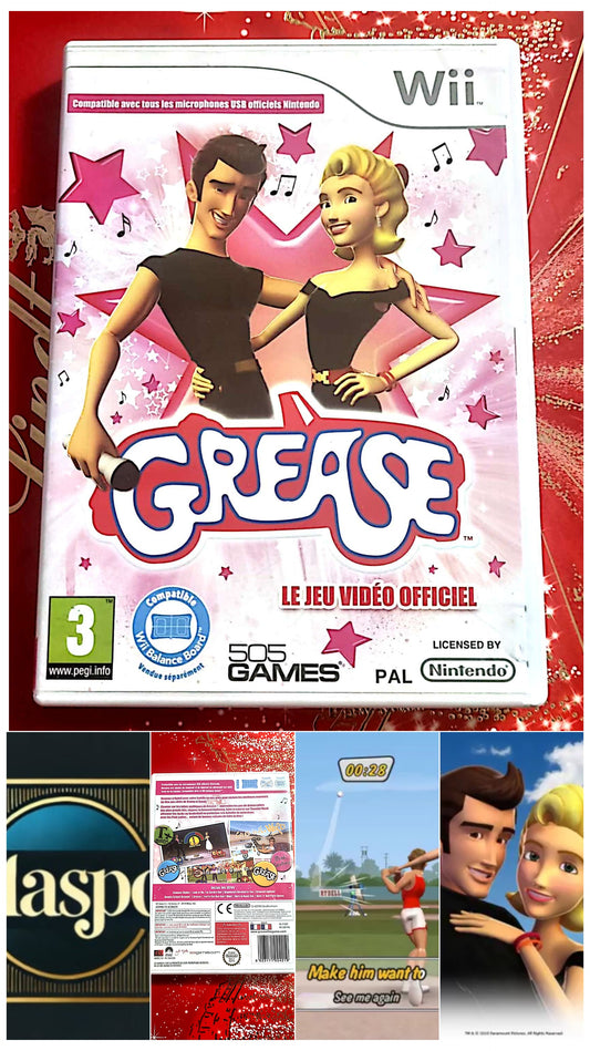 jeu wii grease vendu en bon etat par blaspo