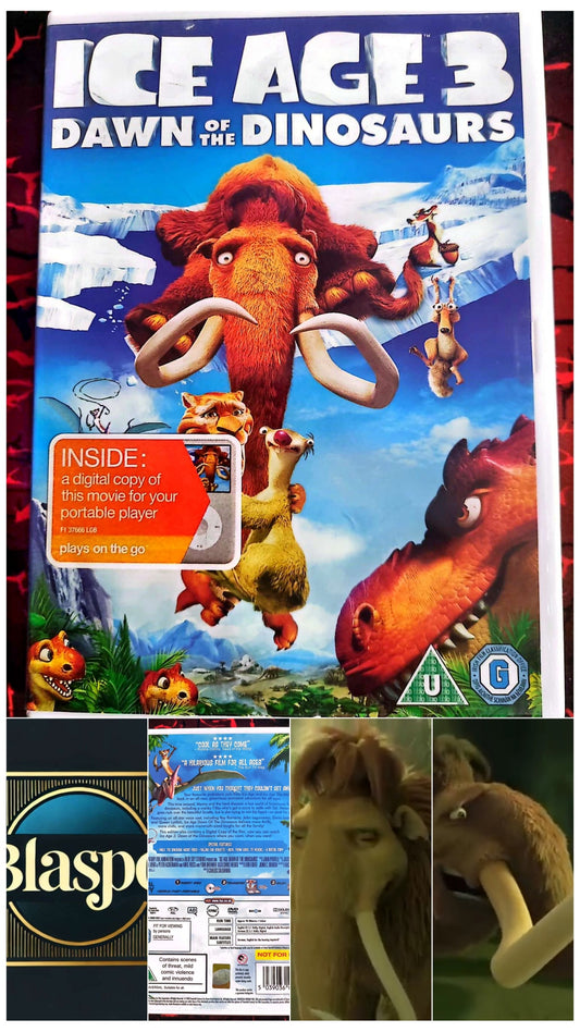 DVD Ice Age 3 Dawn of the Dinosaurs – Anglais / Allemand – Édition UK – Animation familiale dvd