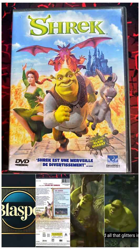 DVD Shrek – DreamWorks – VF/VO 5.1 – Tous publics – Avec la voix d’Alain Chabat dvd