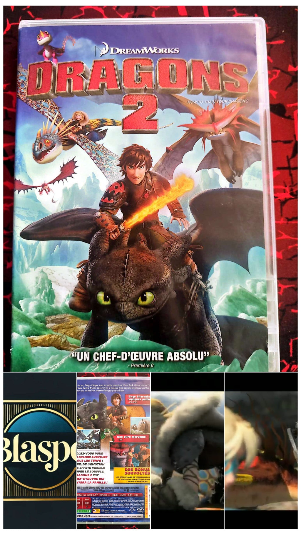 DVD Dragons 2 – Film d’animation DreamWorks – Audio Français/Anglais – Edition PAL dvd
