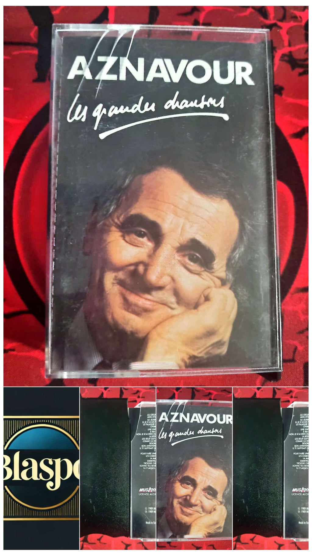 Cassette Audio Charles Aznavour – Les Grandes Chansons – Chanson Française cassette audio