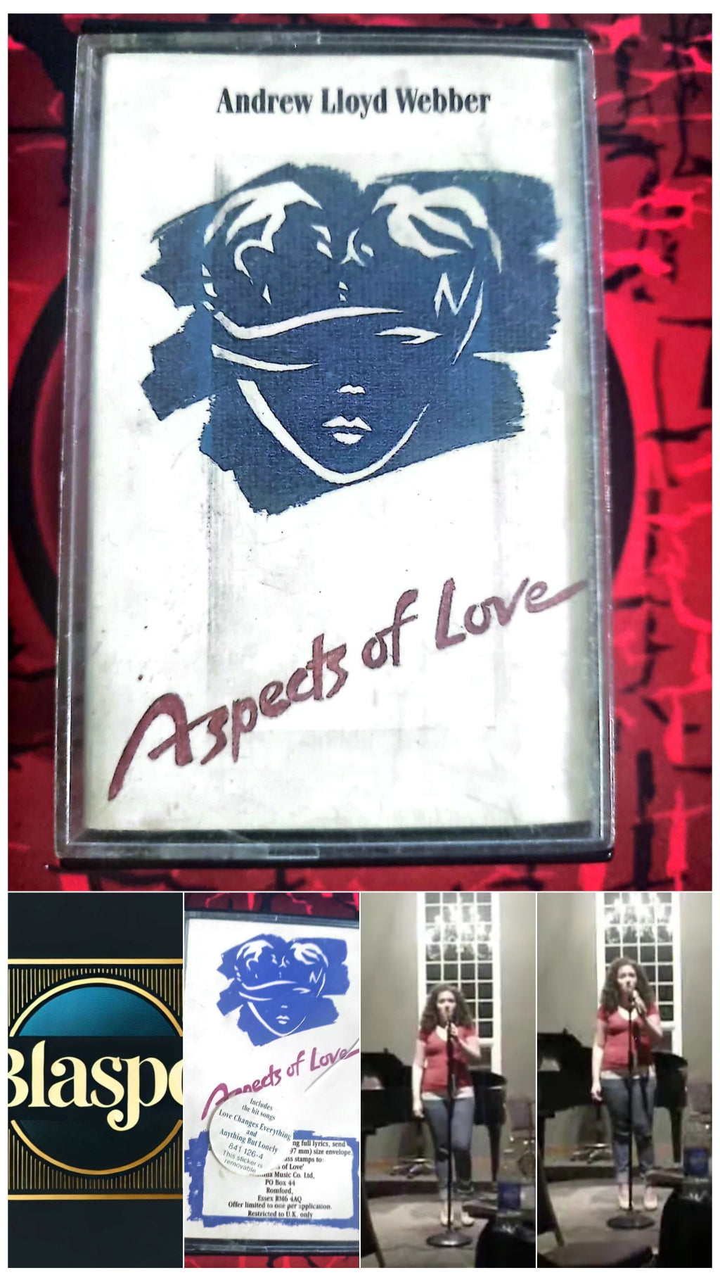 Cassette Audio Andrew Lloyd Webber – Aspects of Love – Comédie Musicale cassette audio