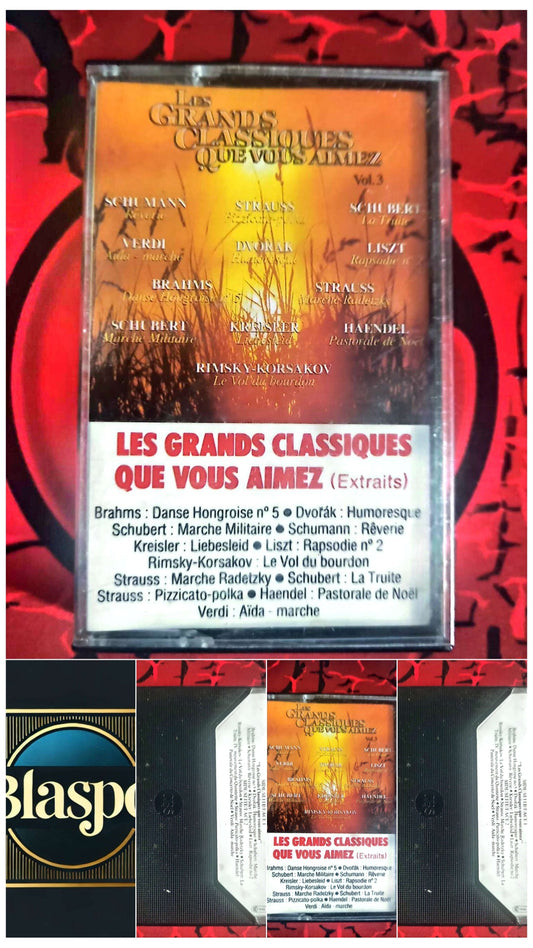 Cassette Audio Les Grands Classiques Que Vous Aimez Vol. 3 – Extraits – Musique Classique cassette audio