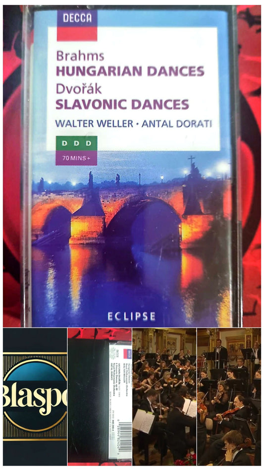 Cassette Audio Brahms Hungarian Dances & Dvořák Slavonic Dances – Decca Eclipse cassette audio