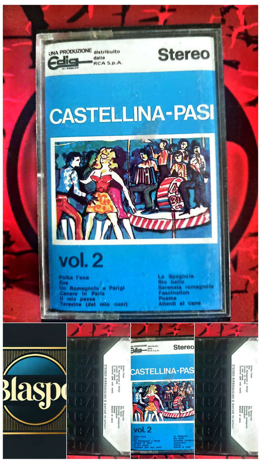 Cassette Audio Castellina-Pasi Vol. 2 – Musique Italienne Traditionnelle – RCA / CGD cassette audio