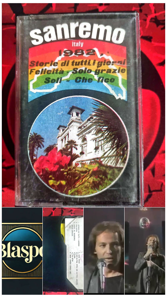 Cassette Audio Sanremo Italy 1982 – Compilation Festival – Musique Italienne cassette audio