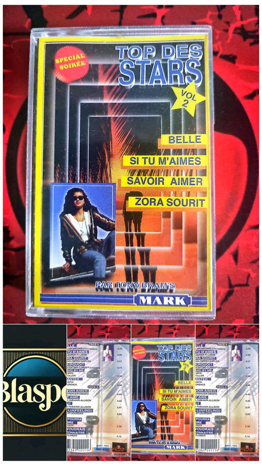 Cassette Audio Top des Stars Vol. 2 – Tony Braams – Variété Française – Compilation cassette audio