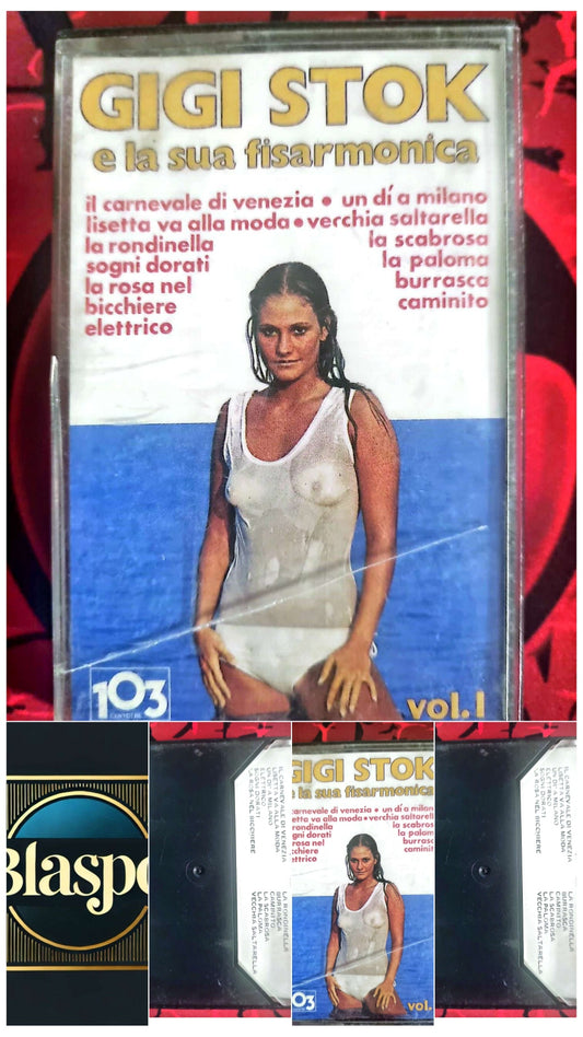 Cassette Audio Gigi Stok e la sua fisarmonica – Vol. 1 – Musique Italienne – Accordéon cassette audio
