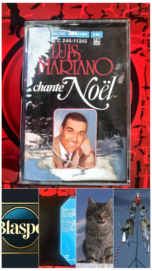 Cassette Audio Luis Mariano – Chante Noël – Chants de Noël Français – Édition EMI Pathé Marconi cassette audio