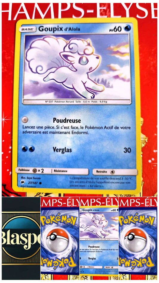 Carte Pokémon Goupix d’Alola PV60 | Carte originale | Pokémon TCG carte pokemon