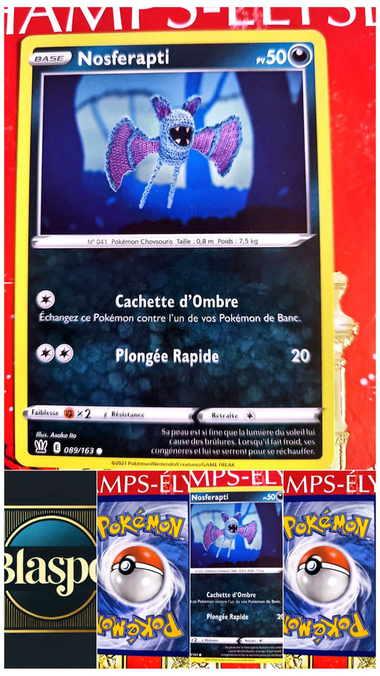 Carte Pokémon Nosferapti PV50 | Carte originale | Pokémon TCG carte pokemon